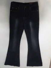 idpdt. 98.86  Jeans Hose Schlaghose Dunkelblau Stonewashed W30 L34