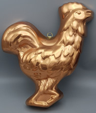 KUPFER Backform HAHN ca. 29 x