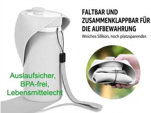 Zusammenklappbarer trinkbecher - zusammenklappbarer,