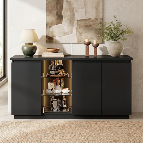Led sideboard buffet - 61",