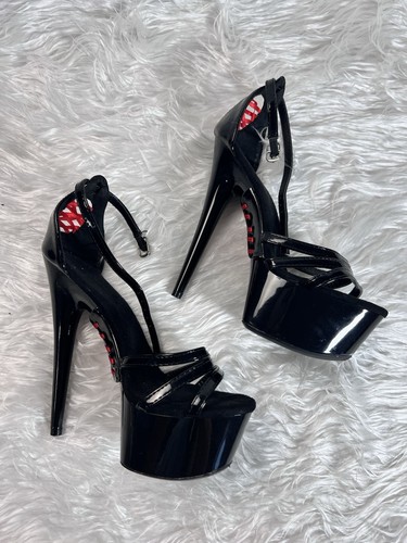 High heels schuhe plateau - high,