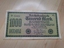 1000 mark reichsbanknote - 1000,