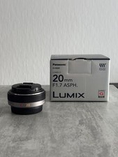 Panasonic Lumix G 20mm F/1.7 ASPH Pancake Objektiv für Micro Four Thirds
