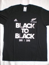 NEW ZEALAND ALL BLACKS RUGBY WC 2015 WORLD CHAMPION TSHIRT