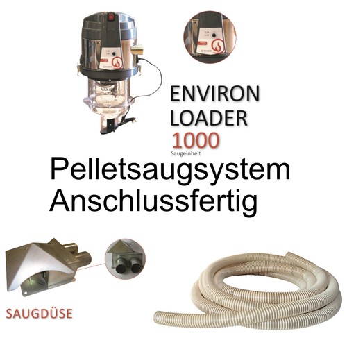 Pellet saugsystem mit - saugsystem,