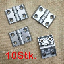 10 Stk. Scharnier M6 Aluminium