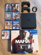 PlayStation 4 Slim Mafia3 1TB OVP Set, viele Spiele, 2 Controller - Wie Neu!