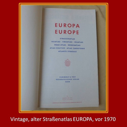 Vintage vor 1970 - vintage,vor, strassenatlas
