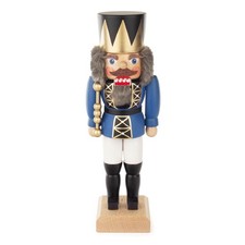 Nussknacker König blau