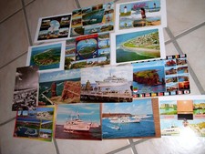 14 Fotos von alten AK`s/ u.a. AUSBOOTUNG  HELGOLAND /  und Inseln