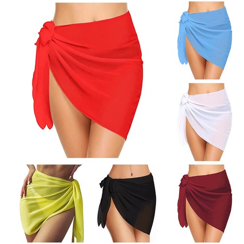 Damen bikinischal einfarbig - damen-bikinischal,