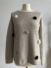 Beiger Strick Pullover Fell