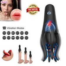 Penis Eichel Stimulator Vibrator Masturbator Masturbieren für Männer 10 Modi DHL