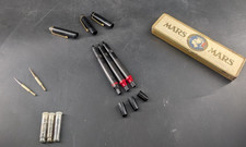 Vintage Rotring Rapidograph Kolbenfüller Konvolut 50er Jahre 3 Stück Gold