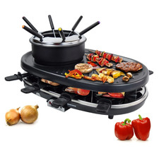 3 in 1 Raclette Grill Fondue