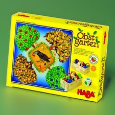 HABA Obstgarten Spiel 3-6 Jahre Würfelspiel Gesellschaftsspiel mit Rabenpuzzle