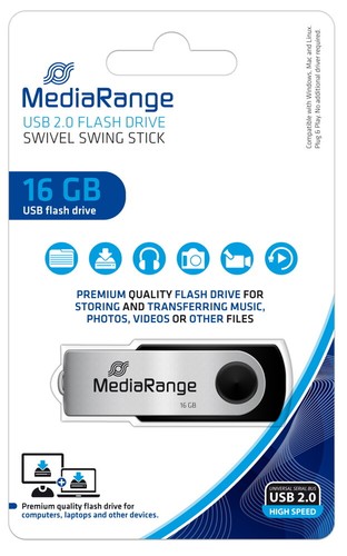 Mediarange usb stick 16gb - mediarange,