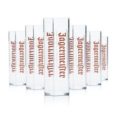 6x Jägermeister Shot Glas Tooter 2cl Acryl Kunststof Kurze Stamper Gläser Gastro