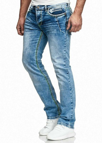 Straight herren jeans slim - ,