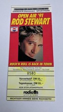 Rod Stewart, Open Air '91 Ticket / Konzertkarte Hannover (Garbsen)