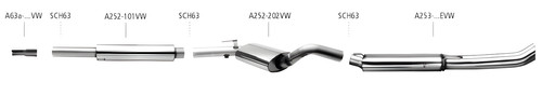Bastuck komplettanlage vw - -,