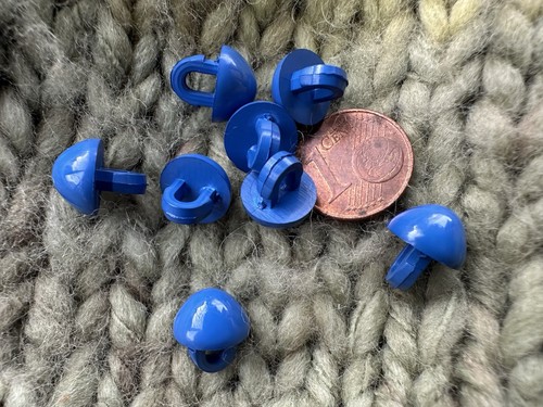 Knöpfe 10mm royal - azur, blau