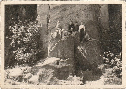 Vintage foto kinder - vintage, auf
