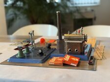 WILESCO Dampfmaschine mit Kreissäge, Bohrmaschine & Schleifbock, Vintage 1970er