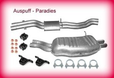 Abgasanlage Auspuff für BMW 3er E46 330i 3.0 Limo., Touring, Coupé (231PS) + Kit