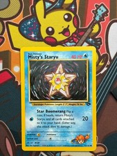 Misty's Staryu 92/132 Gym Challenge englisch Pokemon Karten NM-EX