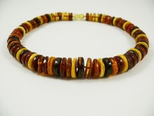 Bernstein Kette Scheiben