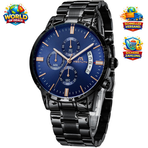 Herrenuhr edelstahl - herrenuhr,