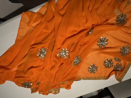 Indische sari aus seide - sari,