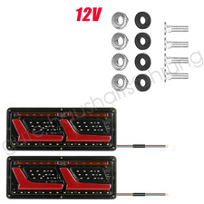 2x LED Anhänger Rücklicht Rückleuchten Set Anhänger Beleuchtung 12V/24V