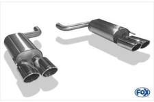 FOX Endschalldämpfer Mercedes S-Klasse W220 S500 S600 S55 AMG Duplex 2x115x85mm
