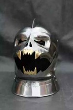 Mittelalter Dämonischer Helm bequem kampfbereit schwerer Stahlhelm Geschenkar...