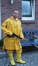 Regen Jacke Mantel Schutz Bekleidung Seemann Friesennerz Gr. M - 54261