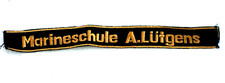 NVA Ärmelband Marineschule A. Lütgens Volksmarine Grenzbrigade Küste Marine