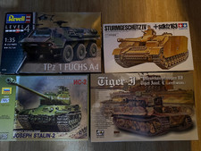 4 Panzer Bausätze  1:35