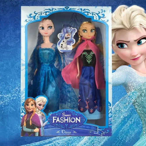Elsa anna puppen set - elsa,