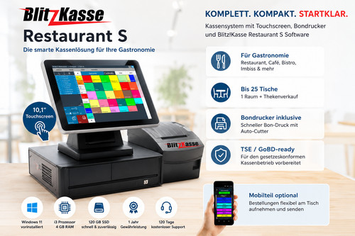 Gastrokasse touch kassensystem - gastrokasse,