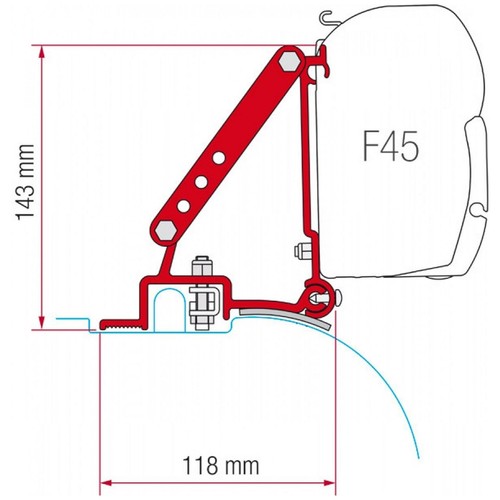 Fiamma f45 markisenhalterung - fiamma,