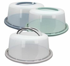 Tortenbehälter Tortencontainer Kuchencontainer Ø 34cm mit klappbaren Griffen