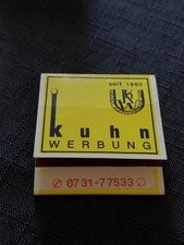Streichholzheftchen, Kuhn