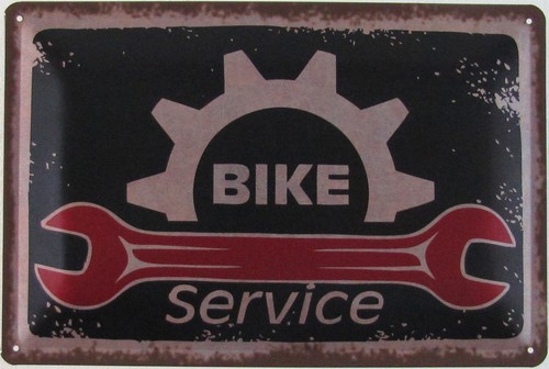 Blechschild 20x30cm gewölbt