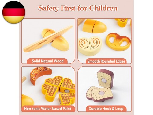 Brot holzspielzeug zubehör - brot,