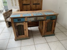 Schreibtisch aus Massivholz / Altholz