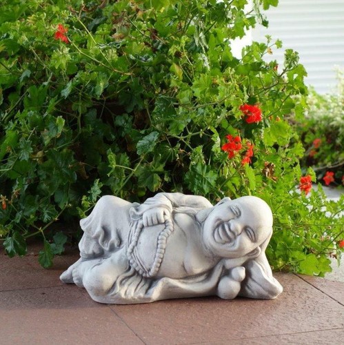 Lachender buddha mönch - lachender,
