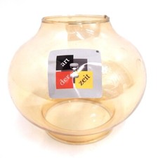 Petroleumlampenschirm 95 112 68 mm Glas hell getönt Windlicht Ersatzglas Öllampe