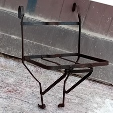 Antiker abschließbarer Frontgepäckträger für Oldtimer Fahrrad 40er Jahre Bianchi Dei.